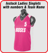 Ladies Instock with Team name