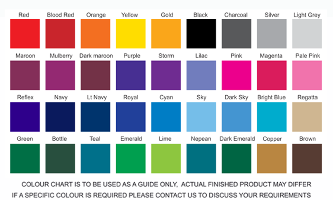 All Colour Chart